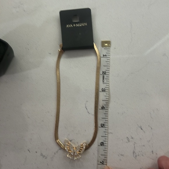 NWT butterfly necklace- gold - Picture 5 of 5